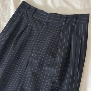 Women’s Soft Black Pinstripe Pants